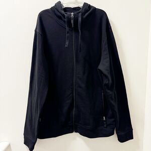 32 Degrees Black Full-Zip Hoodie